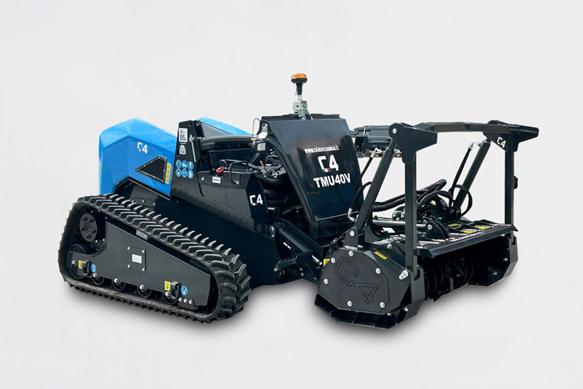 TMU40 – Remote-controlled tracked tool carrier